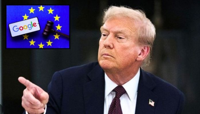 $1B Google జరిమానాపై EU వాణిజ్య విచారణను ట్రంప్ ఆదేశించారు