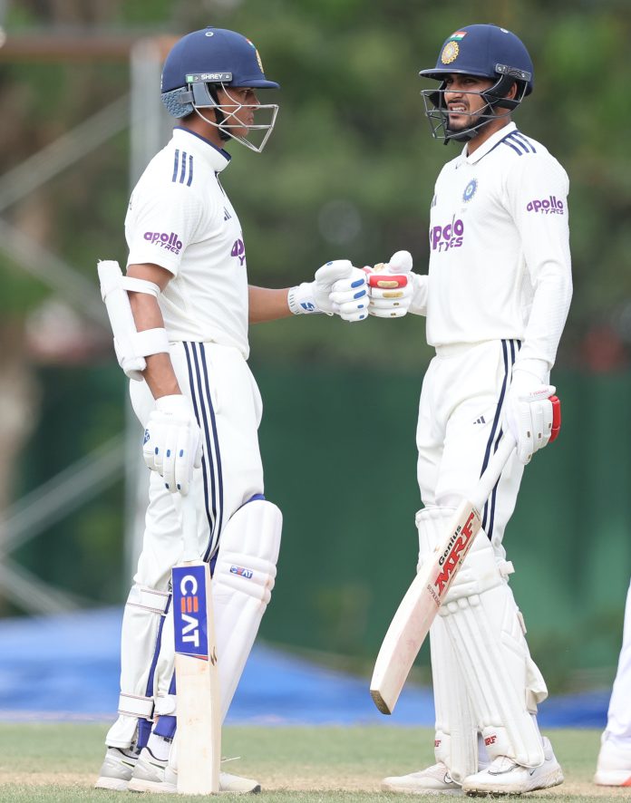 Gill and Jaiswal get in their drills ahead of Sri Lanka Tests