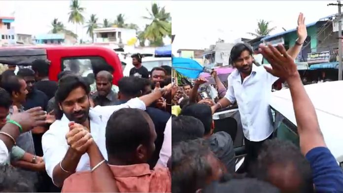 Dhanush spotted interacting with fans during Om’s shoot in Jawadhu Hills