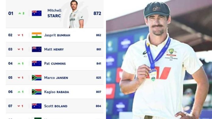 ICC Test Rankings update: Jasprit Bumrah Dethroned! Mitchell Starc Becomes No.1 Test Bowler for first time in 15 years