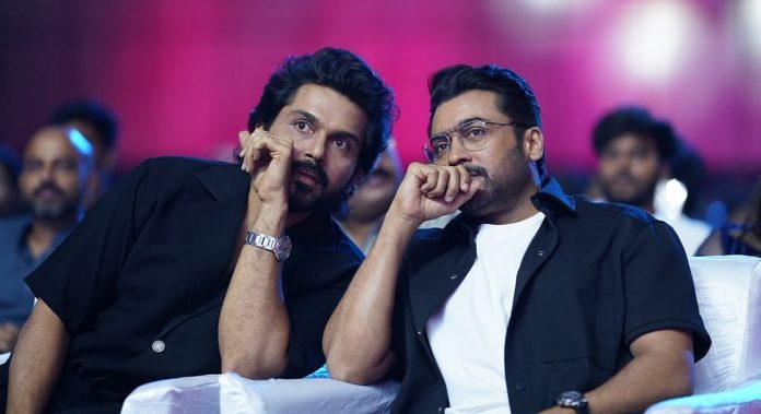 ‘నోరు తెరిచి’ తనను వదిలిపెట్టిన కార్తీ చిత్రాన్ని సూర్య వెల్లడించాడు: ‘నేను ఎగిరిపోయాను…’